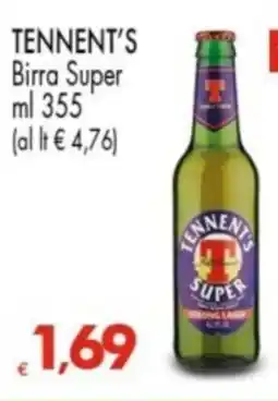 Despar TENNENT'S Birra Super offerta