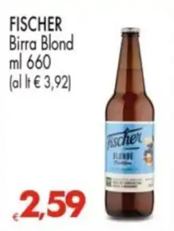 Despar FISCHER Birra Blond offerta
