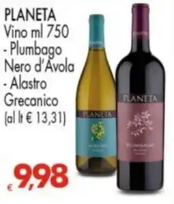 Despar PLANETA Vino -Plumbago Nero d'Avola -Alastro Grecanico offerta