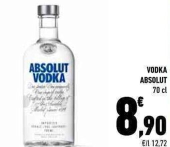 Conad Absolut Vodka 70 cl offerta