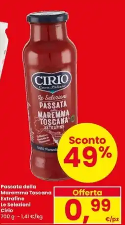 Interspar Passata della Maremma Toscana Extrafine Le Selezioni Cirio offerta