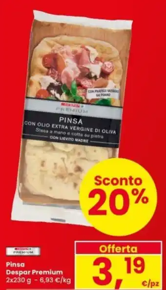 Interspar Pinsa Despar Premium offerta