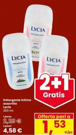 Interspar Detergente intimo assortito Lycia offerta