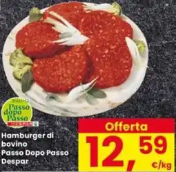 Interspar Hamburger di bovino Passo Dopo Passo Despar offerta