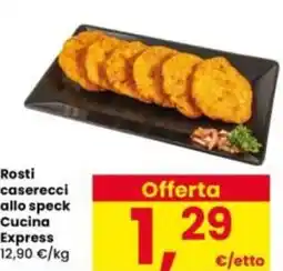 Interspar Rosti caserecci allo speck Cucina Express offerta