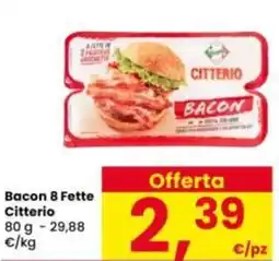 Interspar Bacon 8 Fette Citterio offerta