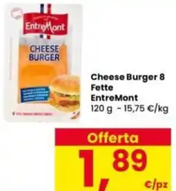 Interspar Cheese Burger 8 Fette EntreMont offerta