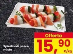 Interspar Spiedini di pesce misto offerta