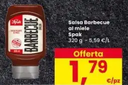 Interspar Salsa Barbecue al miele Spak offerta