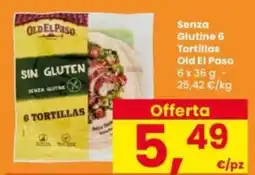 Interspar Senza Glutine 6 Tortillas Old El Paso offerta