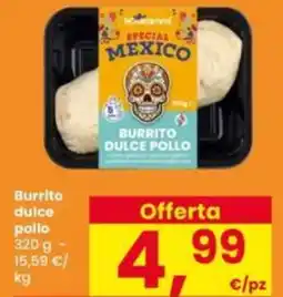 Interspar Burrito dulce pollo offerta