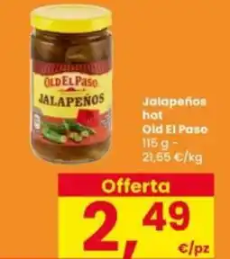Interspar Jalapeños hot Old El Paso offerta