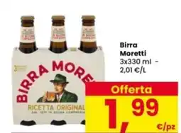 Interspar Birra Moretti offerta
