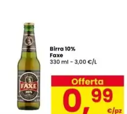 Interspar Birra 10% Faxe offerta