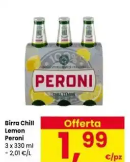 Interspar Birra Chill Lemon Peroni offerta