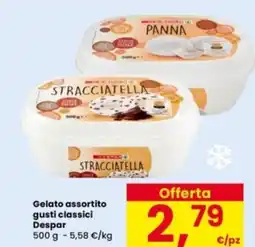 Interspar Gelato assortito gusti classici Despar offerta