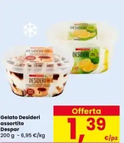 Interspar Gelato Desideri assortito Despar offerta