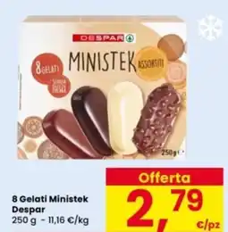 Interspar 8 Gelati Ministek Despar offerta