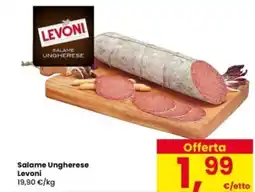 Interspar Salame Ungherese Levoni offerta