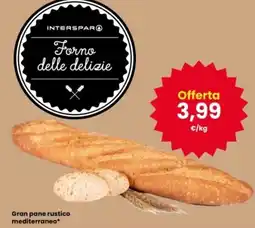 Interspar Gran pane rustico mediterraneo offerta