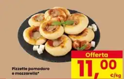 Interspar Pizzette pomodoro e mozzarella offerta