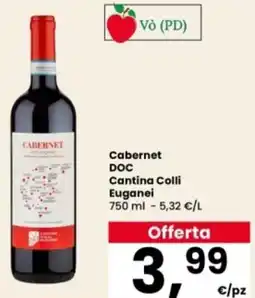 Interspar Cabernet DOC Cantina Colli Euganei offerta