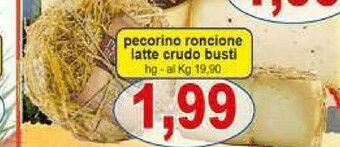 Pewex Pecorino offerta