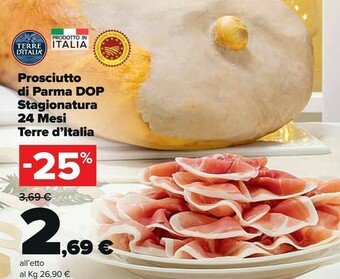 Carrefour Market Prosciutto di parma dop stagionatura 24 mesi offerta