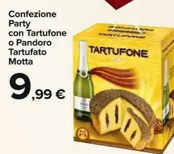 Carrefour Market Confezione party con tartufone o pandoro tartufato offerta