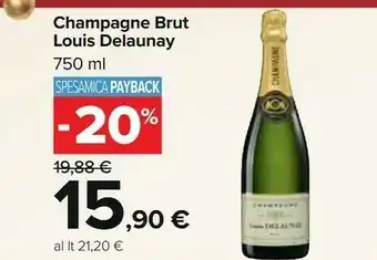 Carrefour Market Louis delaunay champagne brut offerta