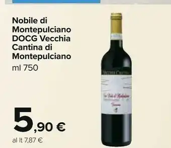 Carrefour Market Cantina di montepulciano nobile di montepulciano docg vecchia offerta