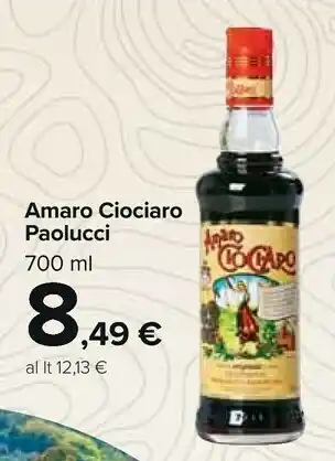 Carrefour Market Soc paolucci liquori - amaro di fiuggi liquore 700 g(ml) offerta
