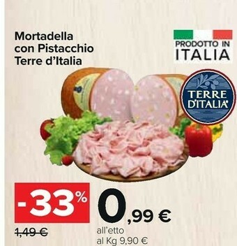 Carrefour Market Mortadella con pistacchio offerta
