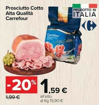 Carrefour Market Carrefour - prosciutto cotto di alta qualità offerta
