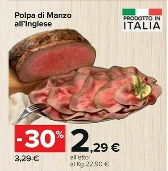 Carrefour Market Polpa di manzo offerta