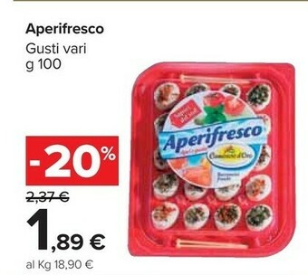 Carrefour Market Camoscio d'oro - aperifresco sapori dell'orto 100 g(ml) offerta