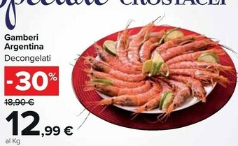 Carrefour Market Gamberi argentina offerta