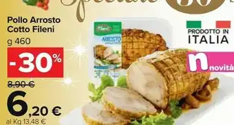 Carrefour Market Pollo arrosto cotto offerta