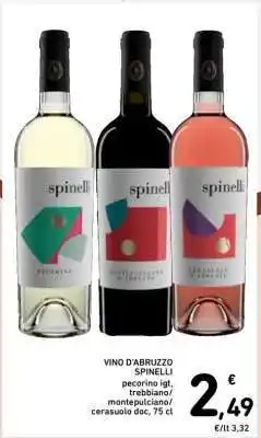 Spazio Conad VINO D'ABRUZZO SPINELLI offerta