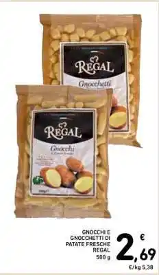 Spazio Conad Gnocchi e gnocchetti di patate fresche Regal offerta