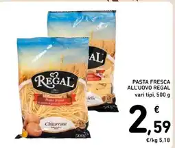 Spazio Conad PASTA FRESCA ALL'UOVO REGAL offerta