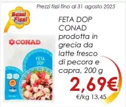 Spazio Conad Feta DOP CONAD offerta