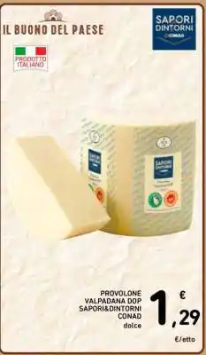 Spazio Conad PROVOLONE VALPADANA DOP SAPORI&DINTORNI CONAD dolce offerta