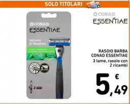 Spazio Conad RASOIO BARBA CONAD ESSENTIAE offerta
