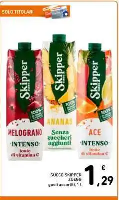 Spazio Conad Succo Skipper Zuegg offerta