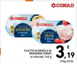 Spazio Conad FILETTO DI ORATA E DI BRANZINO CONAD offerta
