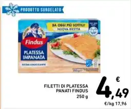 Spazio Conad FILETTI DI PLATESSA PANATI FINDUS offerta