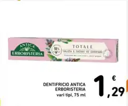 Spazio Conad Dentifricio Antica Erboristeria offerta