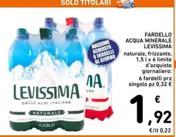 Spazio Conad Fardello Acqua Minerale Levissima offerta
