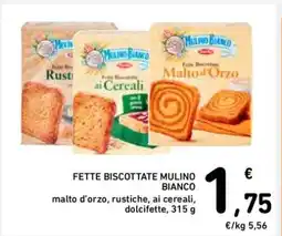 Spazio Conad Fette Biscottate Mulino Bianco offerta